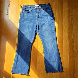 LOFT Dark Blue Flare Jeans
